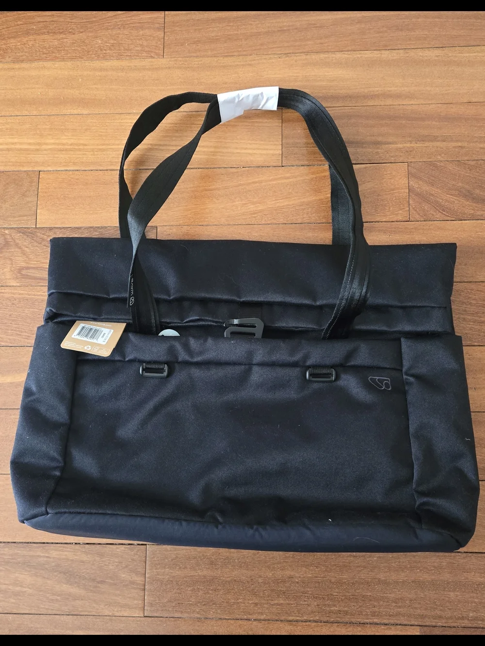 Black Tote/ Diaper Bag by WAYB - Durable Everyday Carry